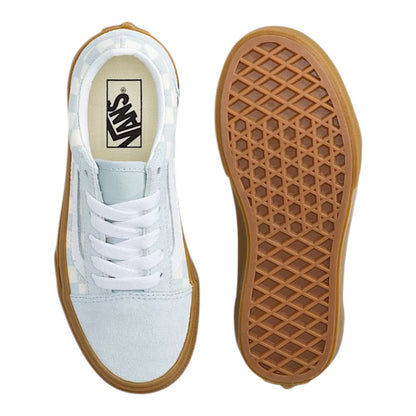 Vans Old Skool Youth - Gum Check Dawn Mist
