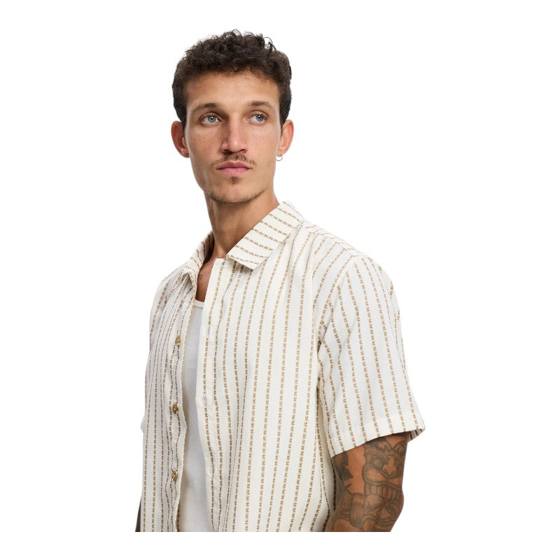 Rhythm Vacation Stripe Crop Shirt - Multi
