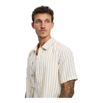 Rhythm Vacation Stripe Crop Shirt - Multi