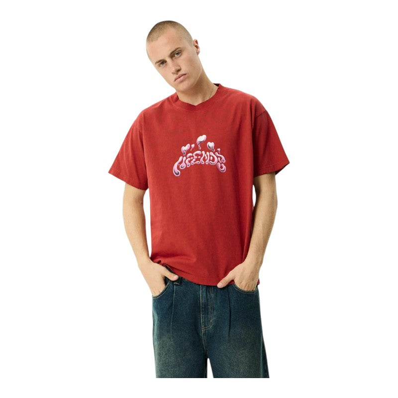 Afends Devotion Heavyweight Boxy Tee - Vintage Ketchup