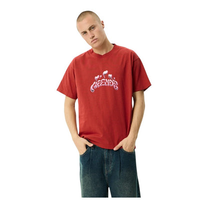Afends Devotion Heavyweight Boxy Tee - Vintage Ketchup