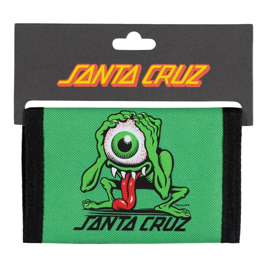Santa Cruz Eyegore Velcro Wallet - Light Green