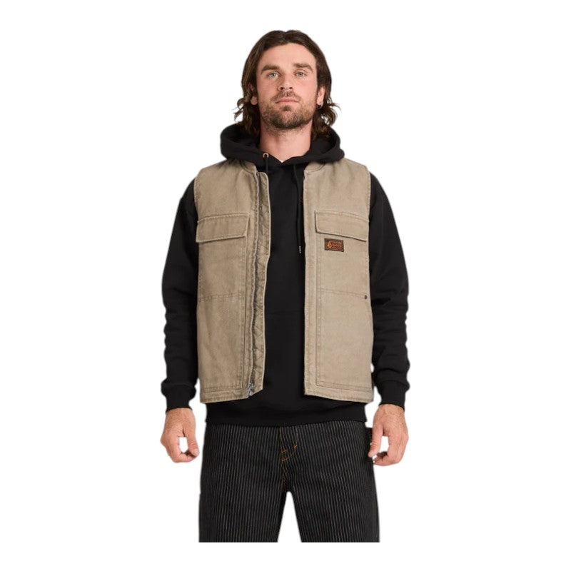 Volcom Freshdust Workwear Vest - Brindle