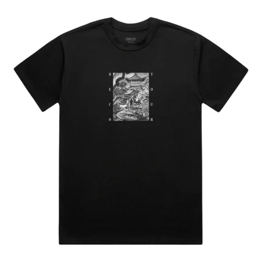 DECO Boxed Snake Logo Tee - Black