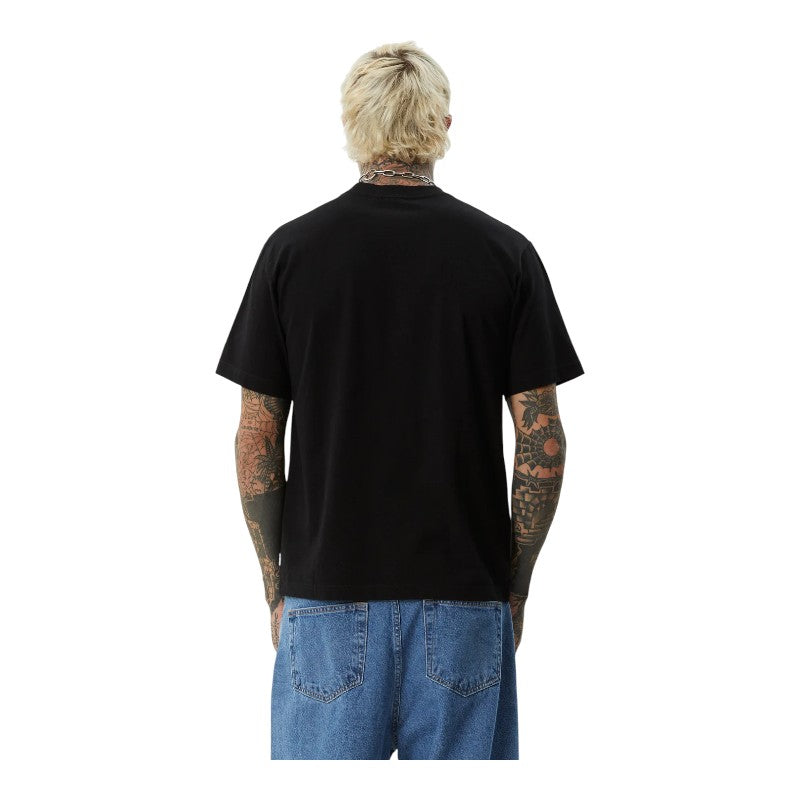 Afends Burnin Retro Tee - Black