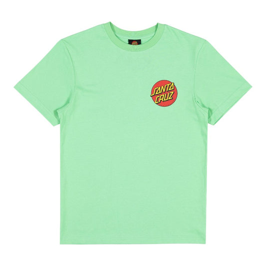 Santa Cruz Classic Dot Youth Tee - Light Green