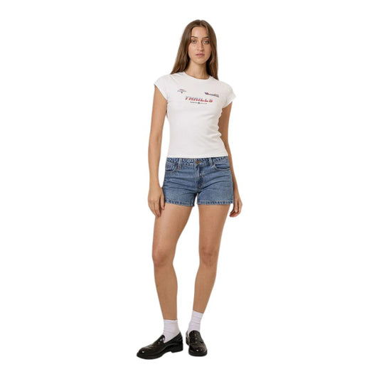 Thrills Anarchy In Paradise Club Tee - Dirty White