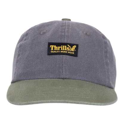Thrills Union 6 Panel Cap - Black Lava