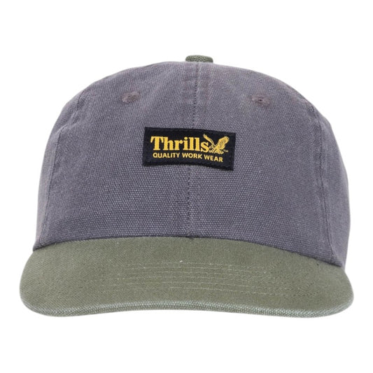 Thrills Union 6 Panel Cap - Black Lava