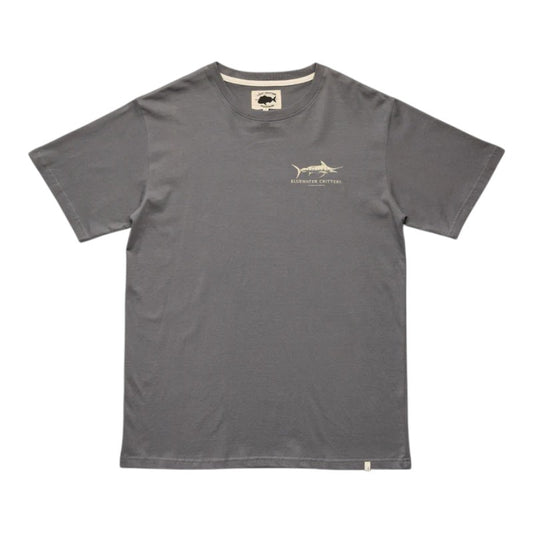 J.A.F Bluewater Critters Sea Tee - Charcoal