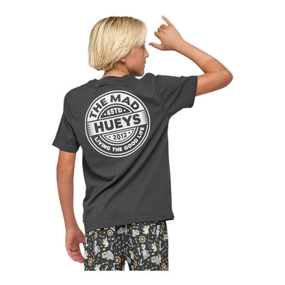 Mad Hueys Youth Good Life Hueys Tee - Vintage Black