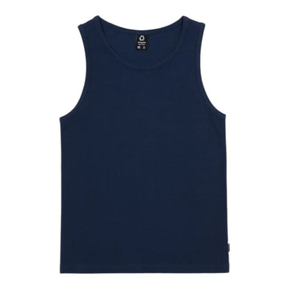 Afends Paramount Rib Singlet - Navy