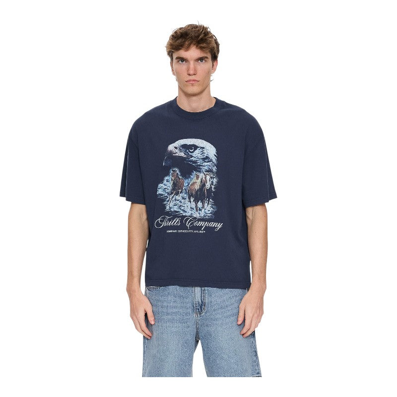 Thrills Superior Power Box Cropped Tee - Total Eclipse