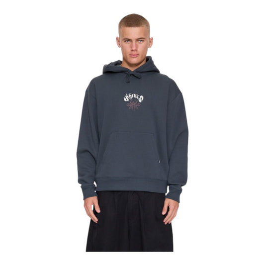 Thrills Stagger Slouch Cropped Hood - Petrol