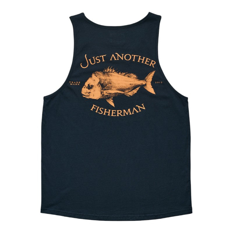 J.A.F Snapper Singlet - Navy