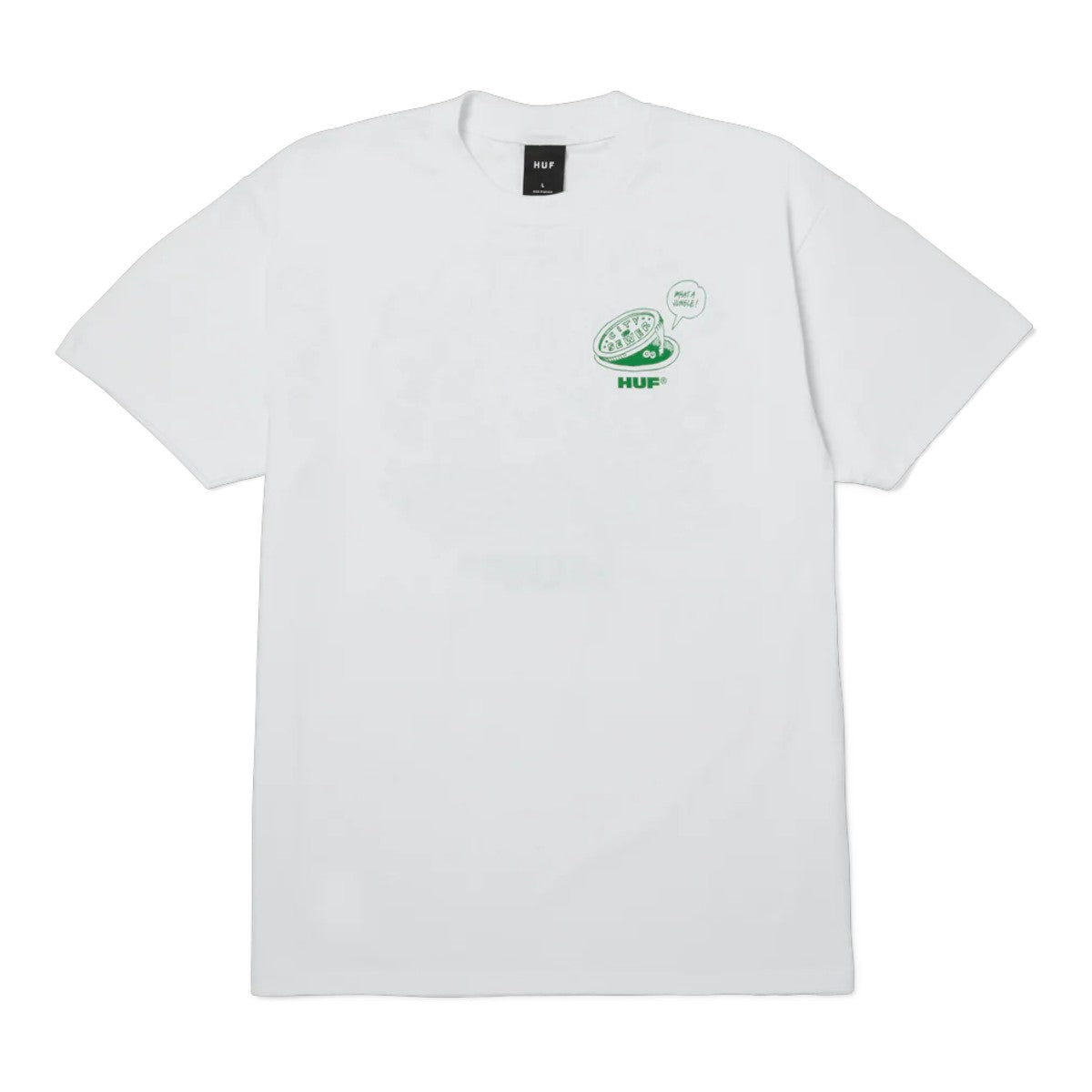 HUF What a Jungle Tee - White