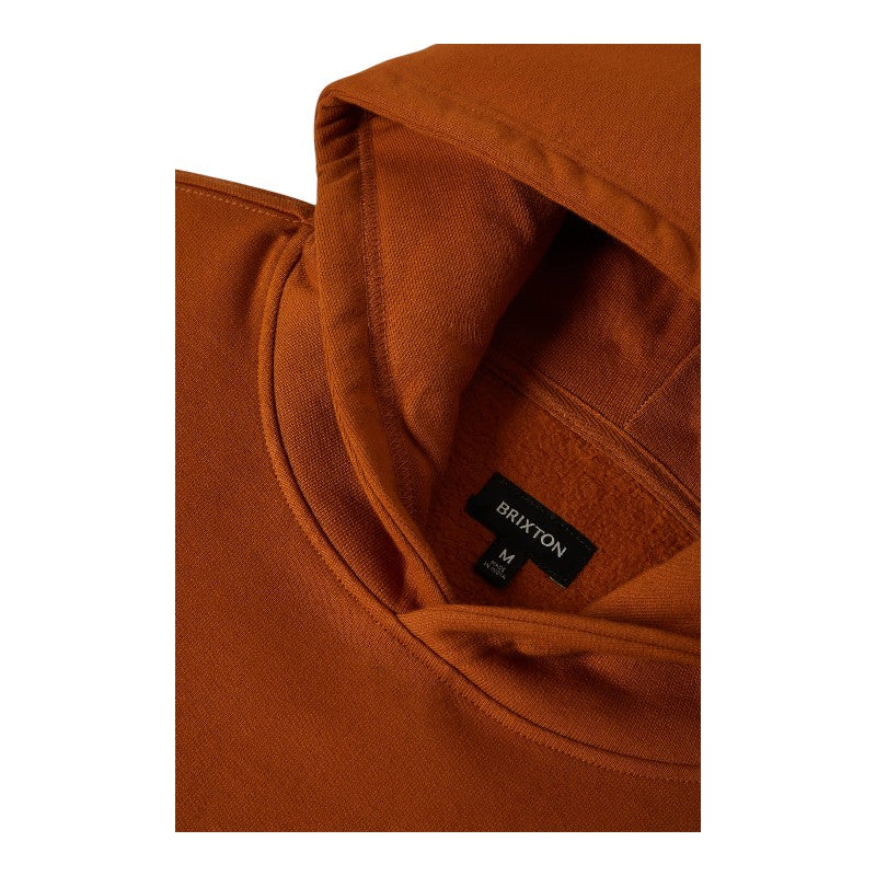 Brixton Embroidered Heavyweight Hood - Rustic Caramel