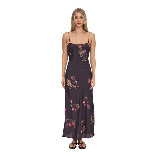 Thrills Natural Spirit Bias Maxi Dress - Acorn