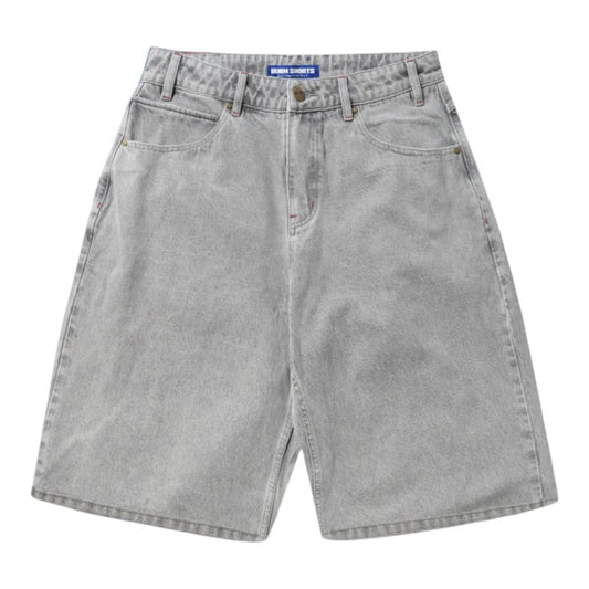 Butter Solar Fade Denim Short - Grey Wash