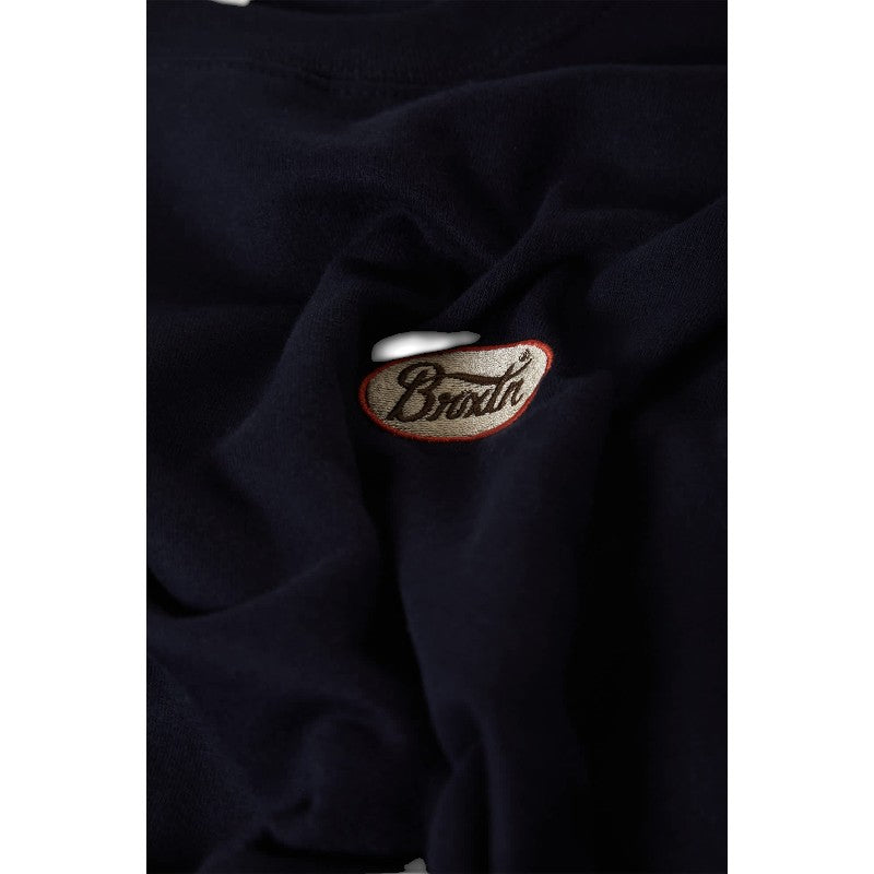 Brixton Parson Patch Crew - Classic Navy