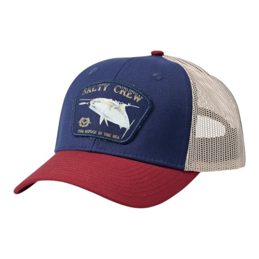 Salty Crew Surface Retro Trucker - Navy/Red