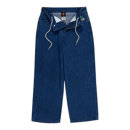 Santa Cruz Youth Multi Stack Alien Jeans - Stone Wash Indigo
