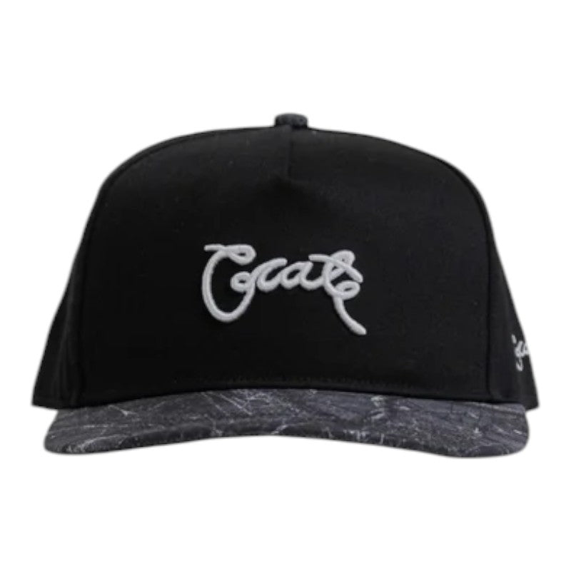 Crate Scripted Tree Camo Snapback - Black/Camo