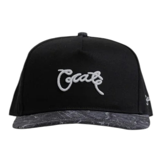 Crate Scripted Tree Camo Snapback - Black/Camo