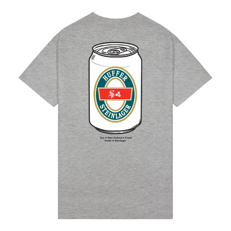 Huffer X Steinlager Candy Sup Tee - Grey Marle