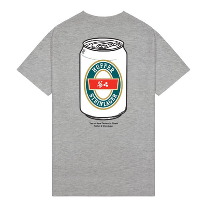 Huffer X Steinlager Candy Sup Tee - Grey Marle
