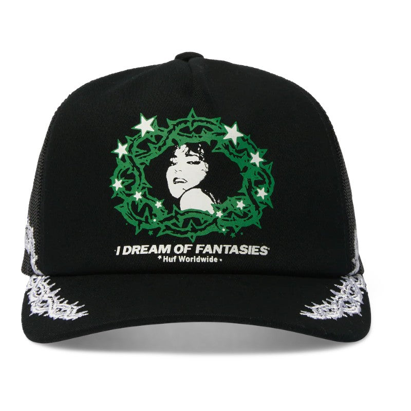 HUF Fantasies Trucker - Black