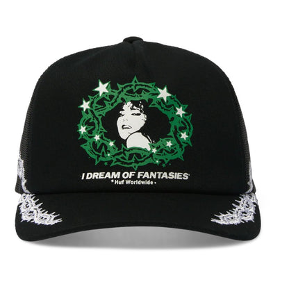 HUF Fantasies Trucker - Black
