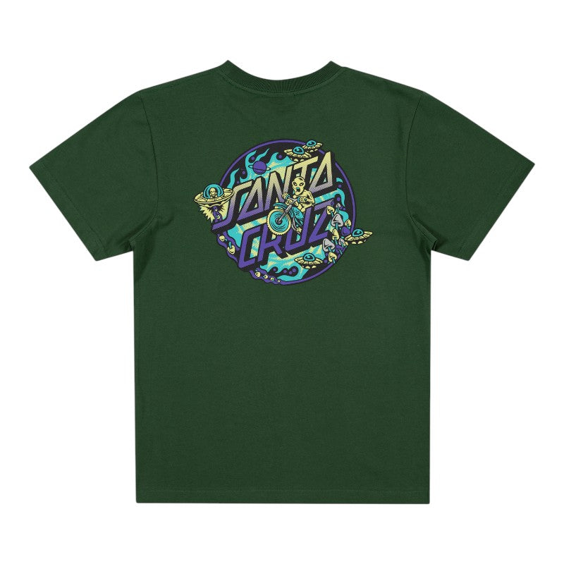 Santa Cruz Youth Winkowski Dope Planet 2 Dot Tee - Green