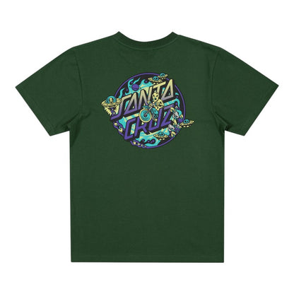 Santa Cruz Youth Winkowski Dope Planet 2 Dot Tee - Green