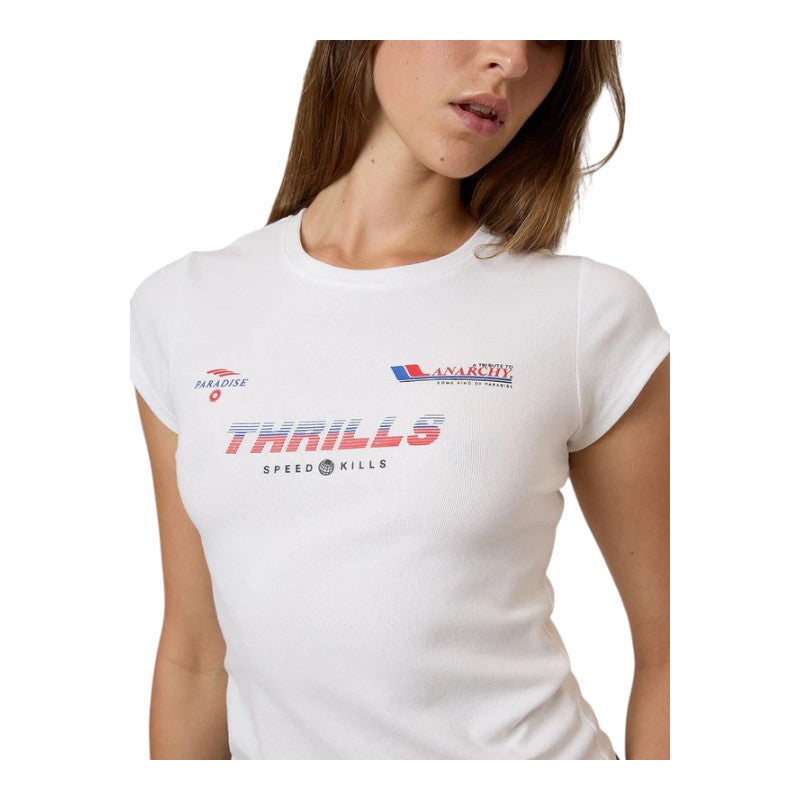 Thrills Anarchy In Paradise Club Tee - Dirty White