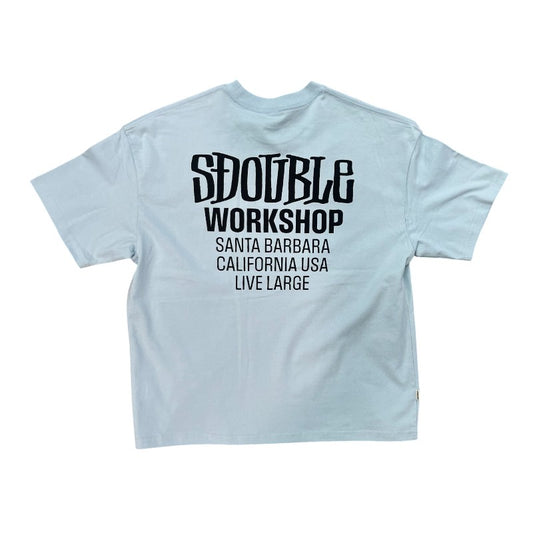 SDouble Workshop Tee - Baby Blue