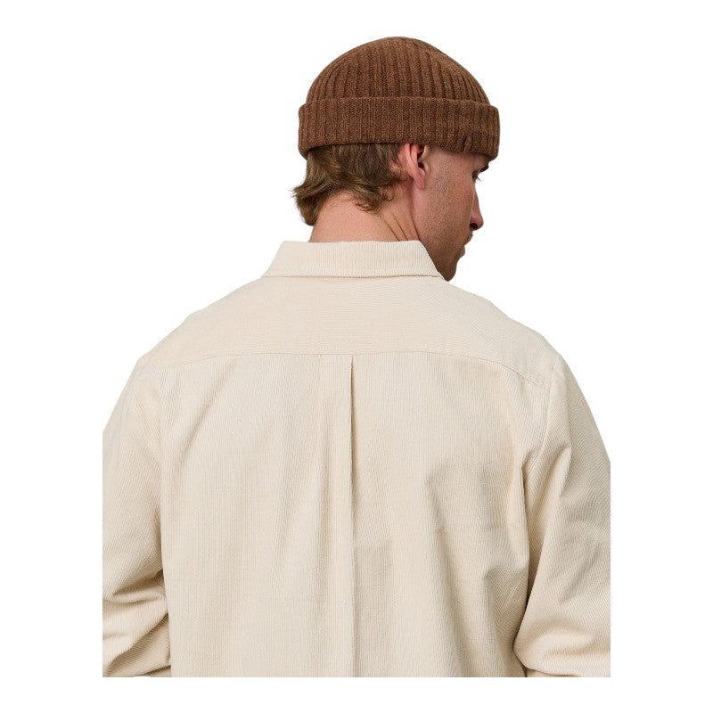 J.A.F Merino Skipper Beanie - Timber