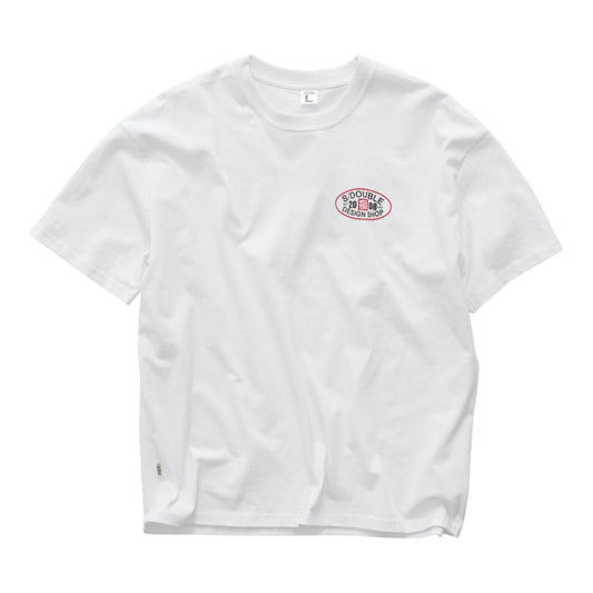 SDouble Oval Tee - White