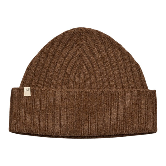 J.A.F Merino Skipper Beanie - Timber