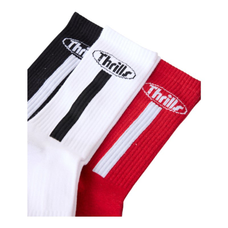 Thrills Val For The Win 3 Pack Sock - Multi