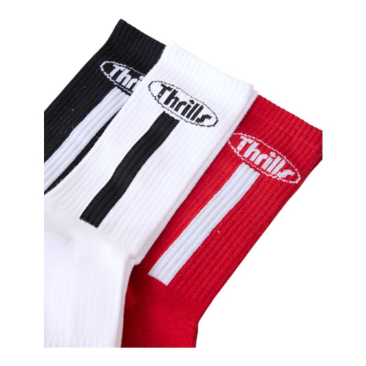 Thrills Val For The Win 3 Pack Sock - Multi