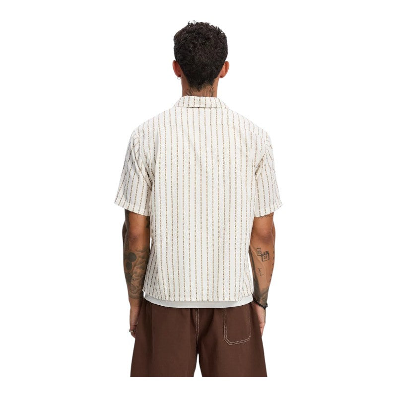 Rhythm Vacation Stripe Crop Shirt - Multi