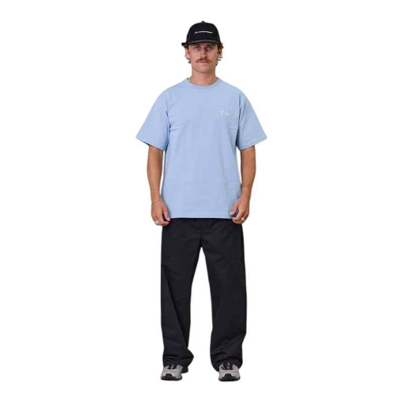J.A.F Casting Sea Tee - Washed Blue