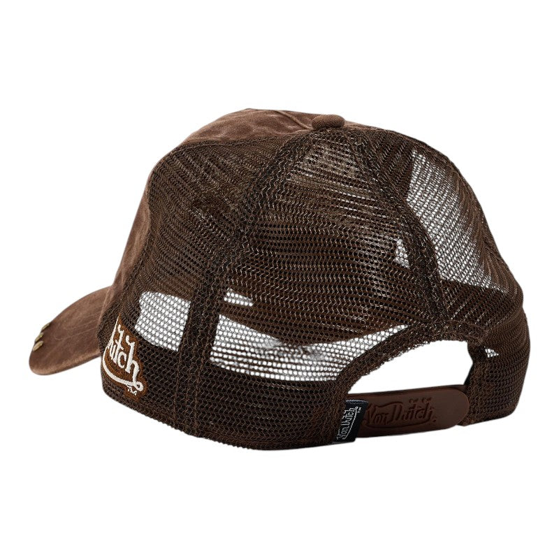 Von Dutch Originals Super Patch Trucker Cap - Brown