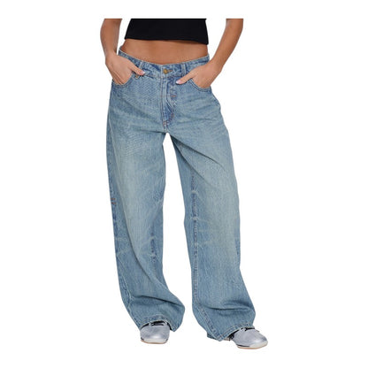 Thrills Billy Low Rise Baggy Jean - Dirty Crinkle Blue