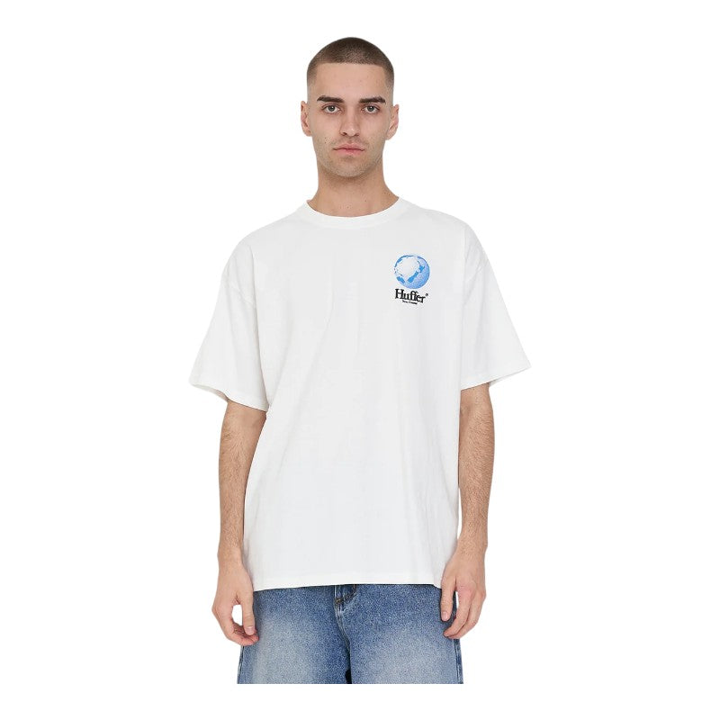 Huffer Block Tee 220/Digiworld - Chalk