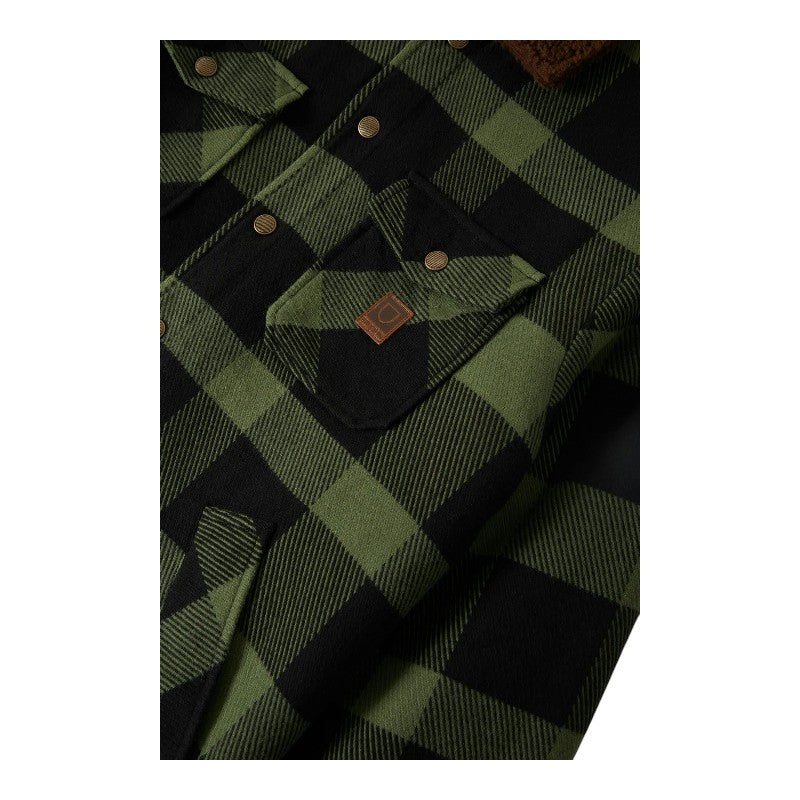 Brixton Durham Lined Jacket - Black/Wild Green