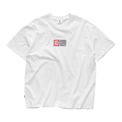 SDouble Flags Tee - White