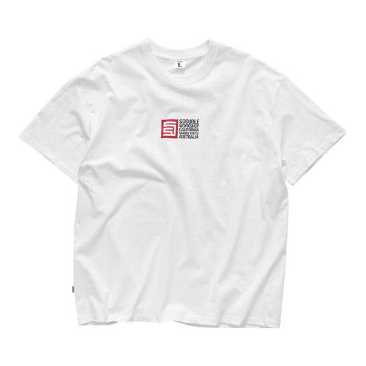 SDouble Flags Tee - White