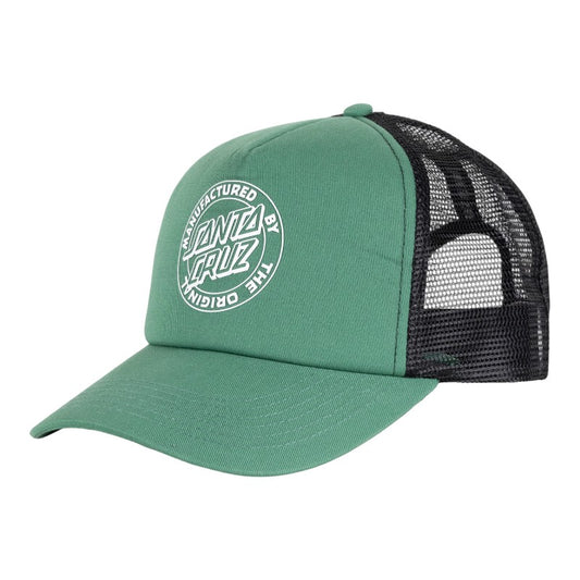 Santa Cruz MFG Dot Trucker Cap - Green